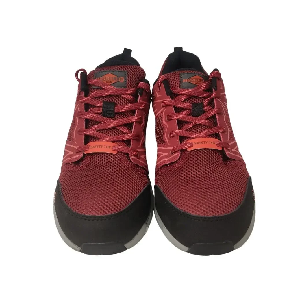 New Red Merrell Steel toe safety boot sz 7.5